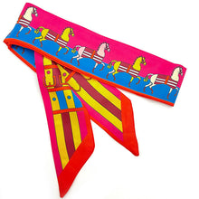 Load image into Gallery viewer, Hair Ribbon with Horses