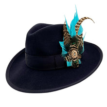 Load image into Gallery viewer, Teal & Naturals Magnetic Feather Trim