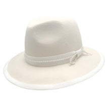 Load image into Gallery viewer, Cream Fedora