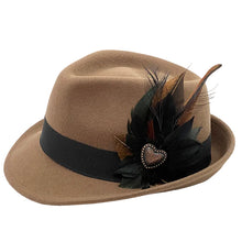 Load image into Gallery viewer, Natural & Black Magnetic Feather Trim