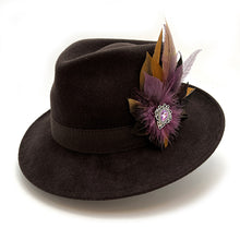 Load image into Gallery viewer, Naturals &amp; Mauve Magnetic Feather Trim
