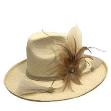 Load image into Gallery viewer, Natural Teardrop Fedora Cuenca