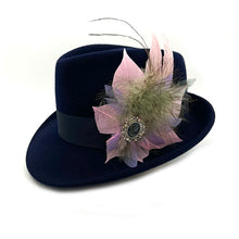 Load image into Gallery viewer, Pale Pink, Lilac, & Smokey Green Magnetic Feather Trim