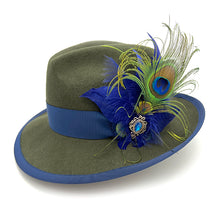 Load image into Gallery viewer, Royal & Peacock Magnetic Feather Trim