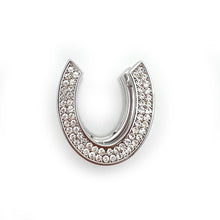 Load image into Gallery viewer, Crystal Horseshoe Scarf Ring