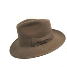 Load image into Gallery viewer, Brown Wool Felt Fedora
