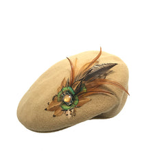Load image into Gallery viewer, Camel Flat Cap