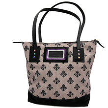 Load image into Gallery viewer, Fleur de Poney Grey Tote