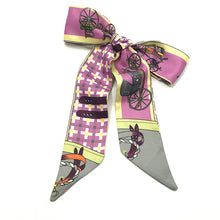 Load image into Gallery viewer, Horse Themed Hair Ribbon