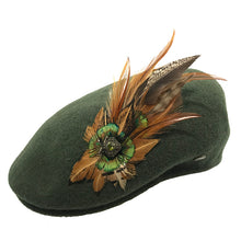 Load image into Gallery viewer, Olive Flat Cap