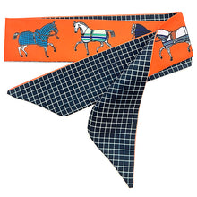 Load image into Gallery viewer, Hair Ribbon with Horses