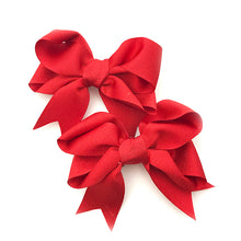 Load image into Gallery viewer, Red Grossgrain Hair Bow
