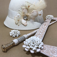 Load image into Gallery viewer, White & Rose Gold Browband