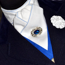 Load image into Gallery viewer, White & Royal Blue Stock