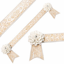 Load image into Gallery viewer, white and Rose gold browband