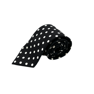 Black & White Spot Tie