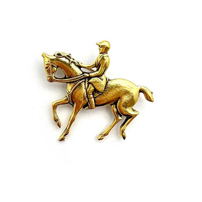 Gold horse deals brooch