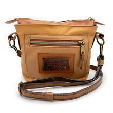 Load image into Gallery viewer, Mixed Tan Cross Body Handbag
