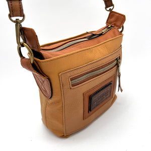 Mixed Tan Cross Body Handbag