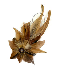 Load image into Gallery viewer, Tan Magnetic Feather Trim
