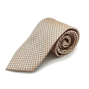 Tan Patterned Tie