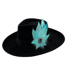 Load image into Gallery viewer, Aqua Magnetic Feather Trim

