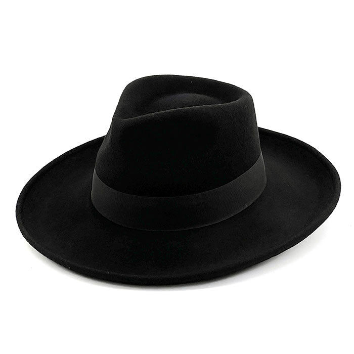 Black Wool Felt Hat