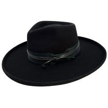 Load image into Gallery viewer, Black Wool Felt Hat 2
