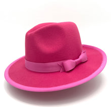 Load image into Gallery viewer, Cerise Pink Fedora
