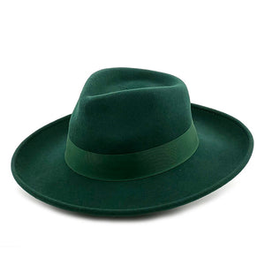 Emerald Wool Felt Hat
