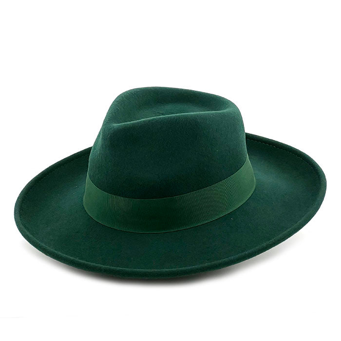 Emerald Wool Felt Hat