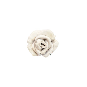 Off White Rosebud Lapel