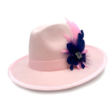 Load image into Gallery viewer, Pale Pink Fedora
