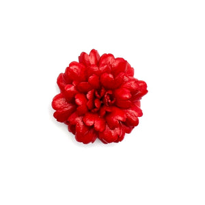 Red Flower Lapel