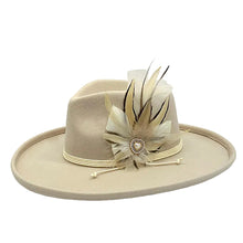 Load image into Gallery viewer, Rich Cream Fedora
