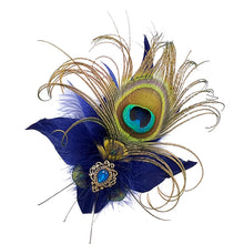 Load image into Gallery viewer, Royal &amp; Peacock Magnetic Feather Trim
