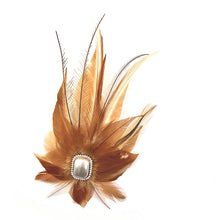 Load image into Gallery viewer, Tan Naturals Magnetic Feather Trim
