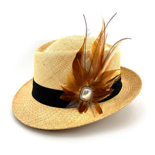 Load image into Gallery viewer, Tan Naturals Magnetic Feather Trim
