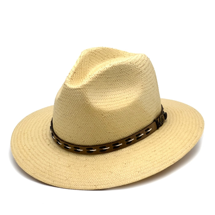 Natural Woven Fedora