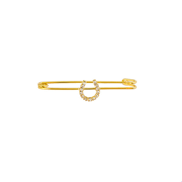 Gold Horse Shoe Pin