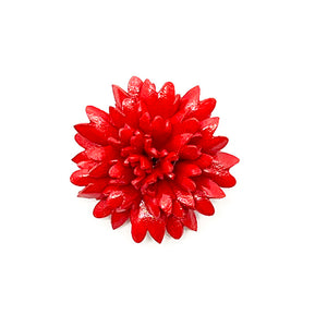 Bright Red Carnation Lapel