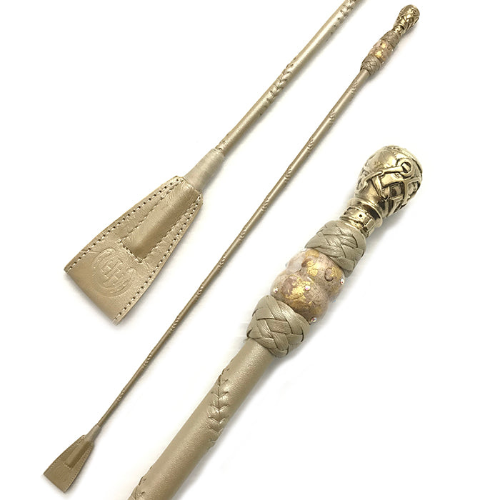 Champagne & Gold Riding Crop