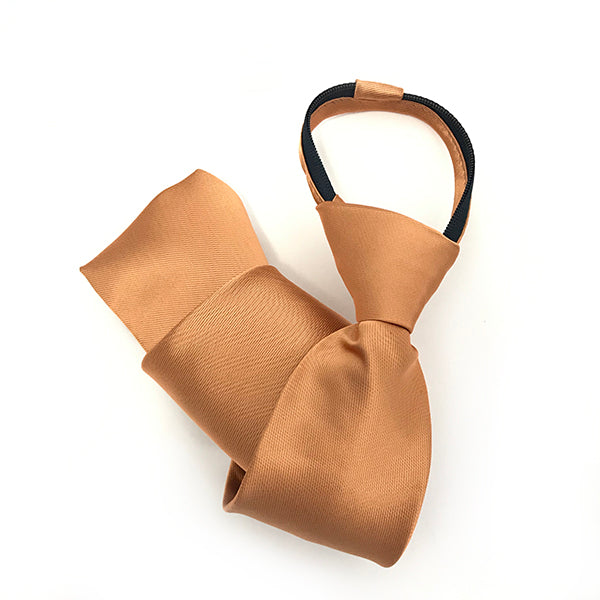 copper coloured tie