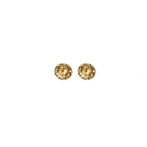 small rhondell earrings in gold or silver tone