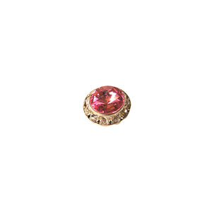 Small Pink Crystal Pin