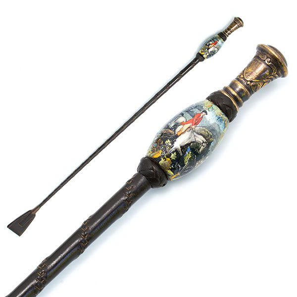 Brown Hunt Theme Riding Crop – The Handsome Horse