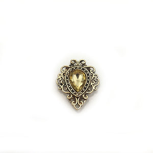 Teardrop Antique Look Gold Pin Collection