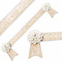 Load image into Gallery viewer, white and Rose gold browband
